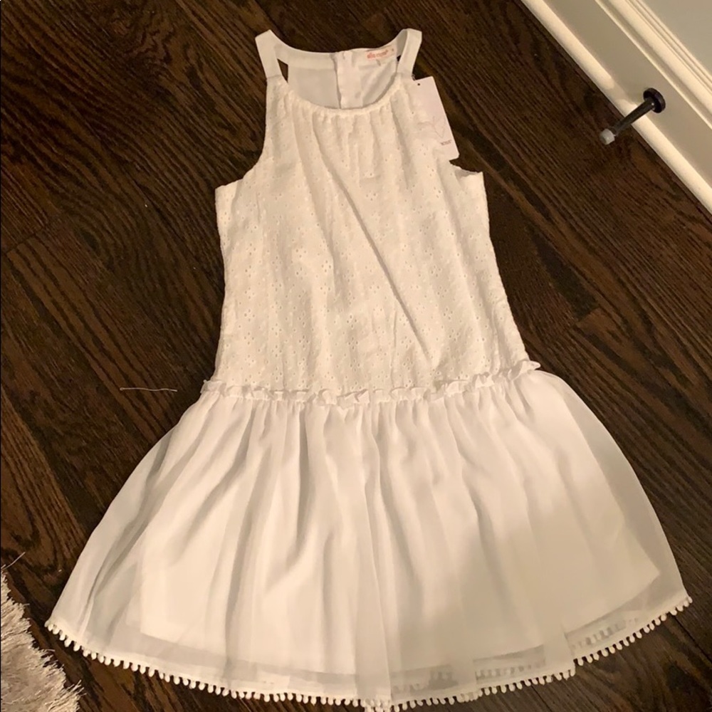 Girls white Ella Moss dress